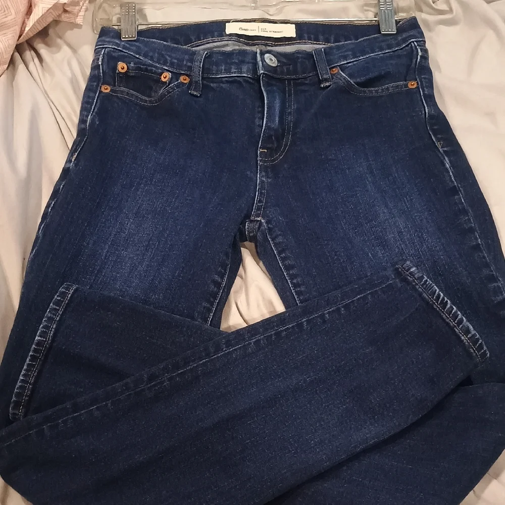 GAP Women's Indigo Straight Leg Jeans - Picture 2 of 4